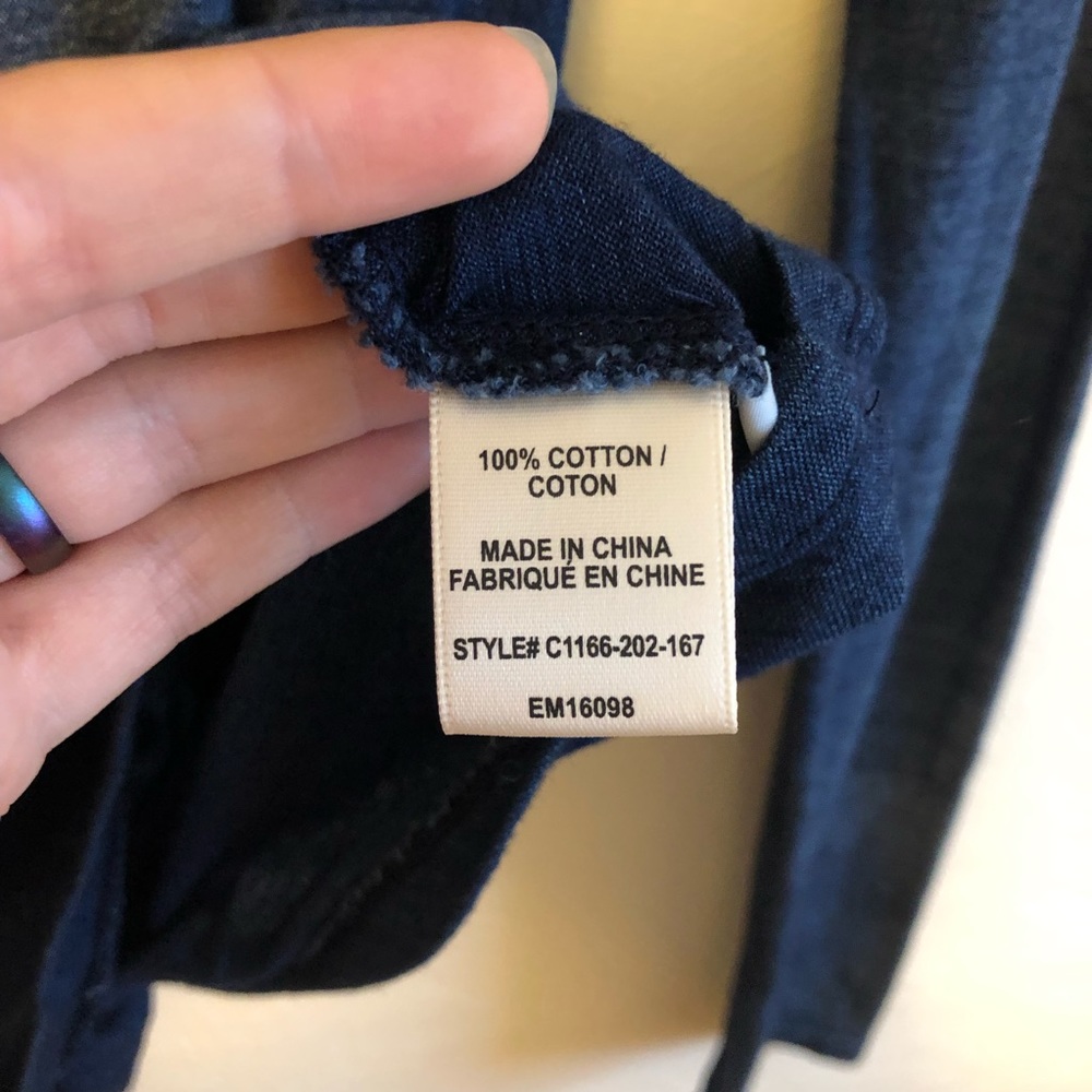Anthropologie Cloth & Stone Open Back Shirt - Picture 5 of 6